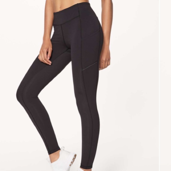 Lululemon Speed Up Tight *Full-On Luxtreme 28" Black Size 12